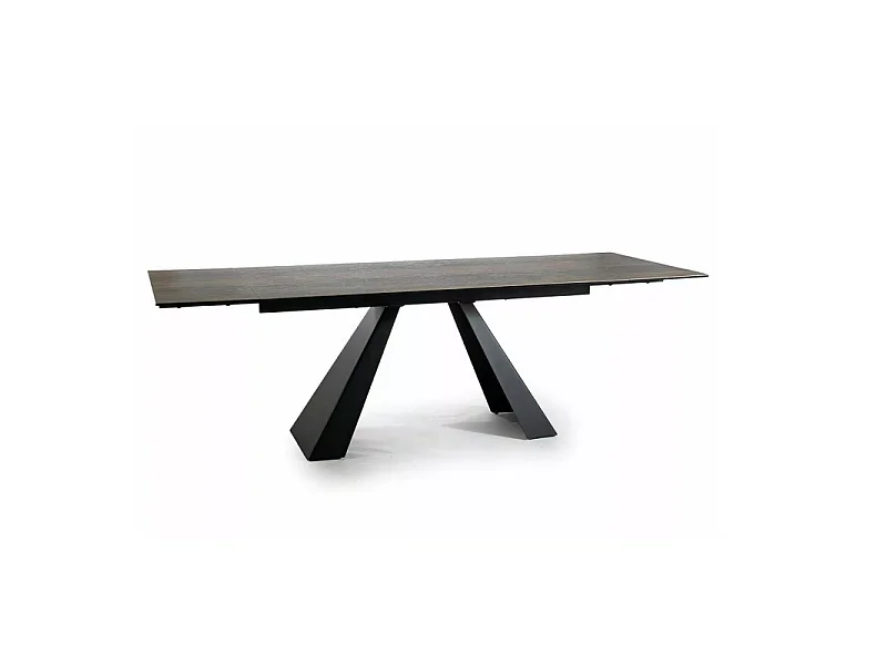 Stół rozkładany SALVADORE CERAMIC 160(240)x90 brązowy legno