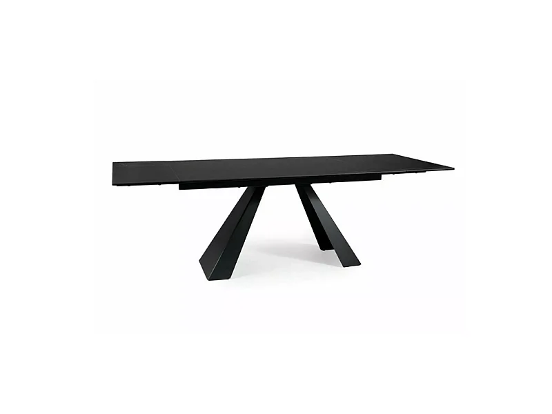 Stół rozkładany SALVADORE CERAMIC 160(240)x90 czarny sahara noir