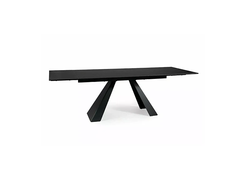 Stół rozkładany SALVADORE CERAMIC 160(240)x90 czarny sahara noir