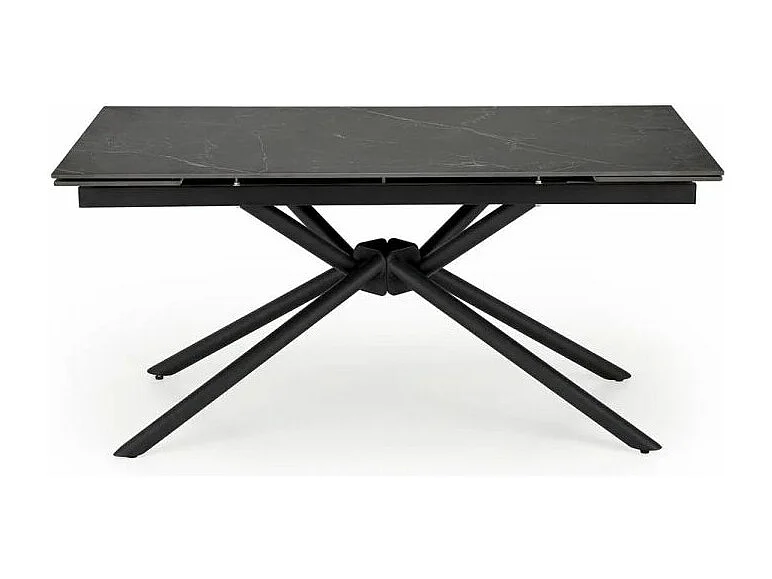 Stół rozkładany VITORINO 160(220)x90 czarny marmur