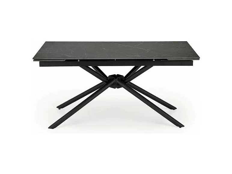 Stół rozkładany VITORINO 160(220)x90 czarny marmur