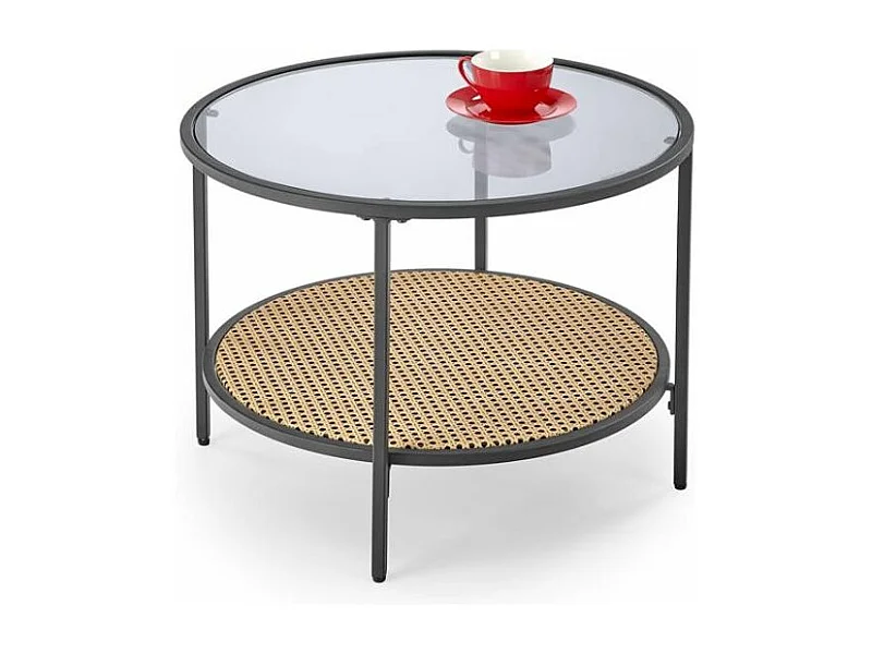 Stolik kawowy DAKOTA 60x60 dymiona/naturalna