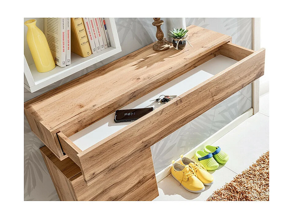 Konsola wisząca EASY 100x15 dąb wotan