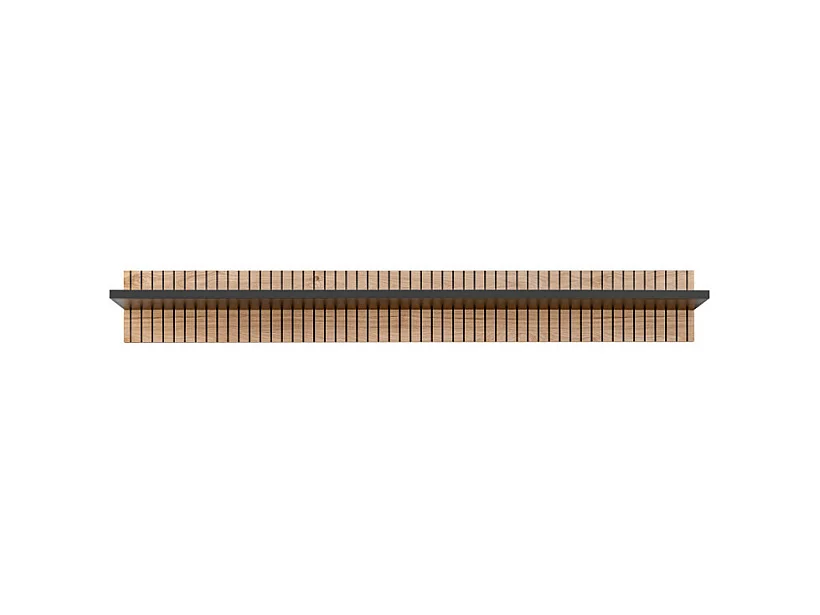 Étagère Design "Liam" 160cm Naturel & Noir