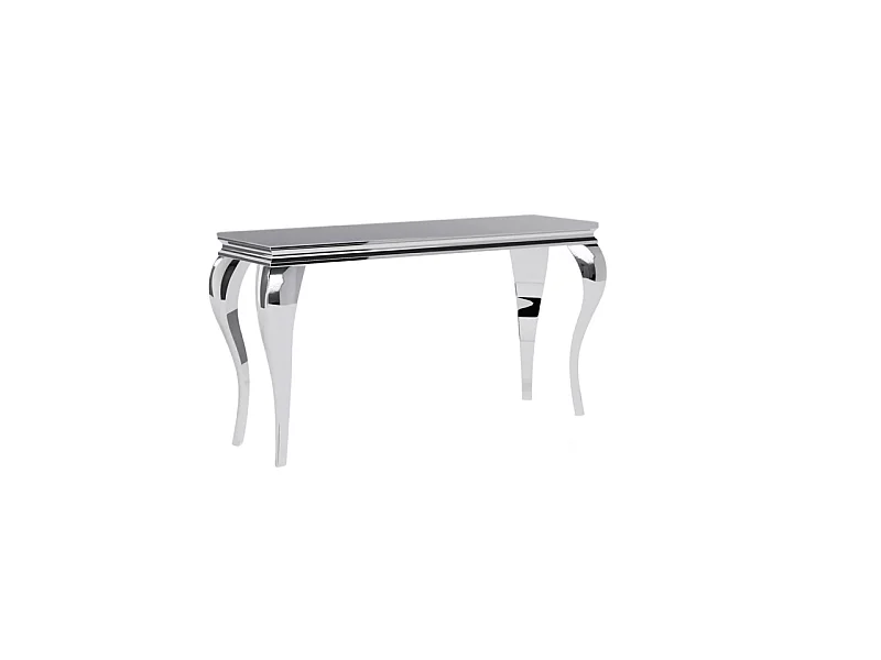Console "Prince C" - Noir/Argenté - L 120 x l 40 cm