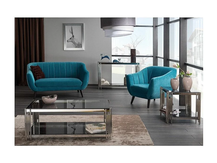 Konsola FOSSIL C 120x40 srebrna