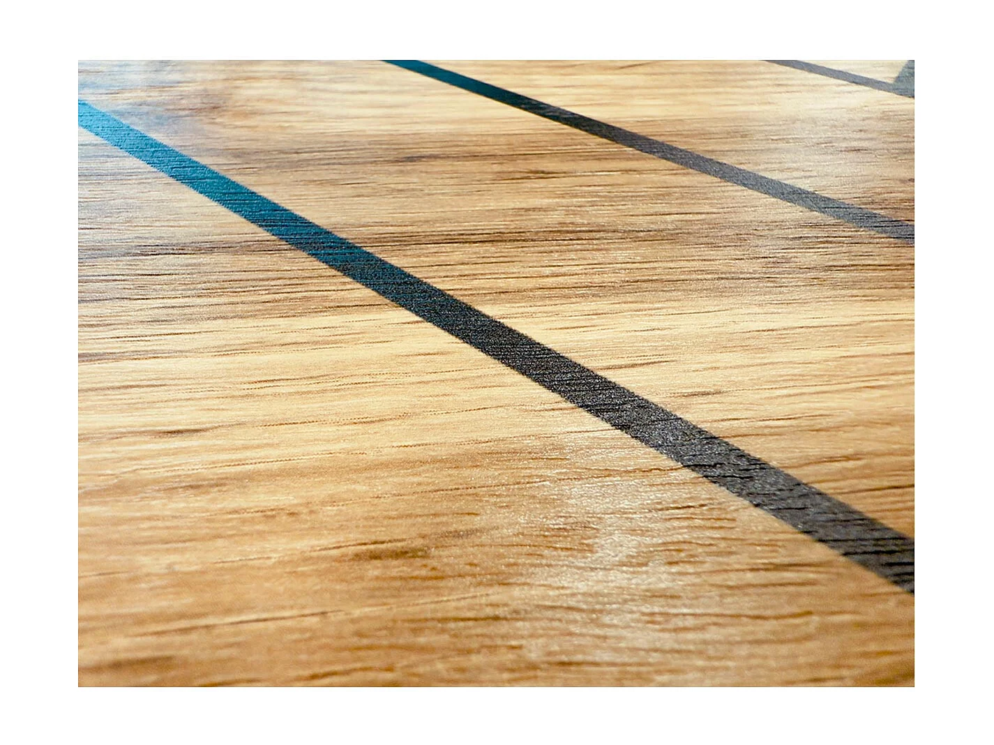 Banc TV Mural Design "Switch Lamel" 120cm Naturel Rainuré