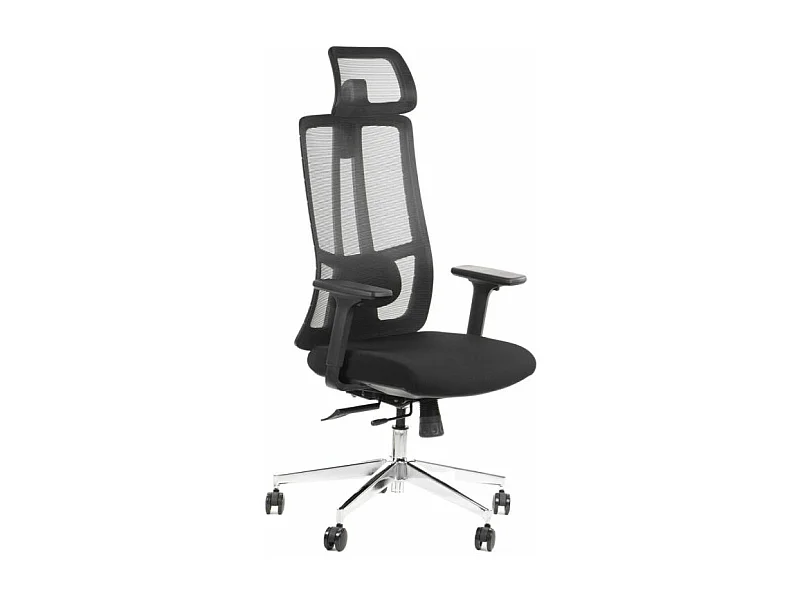 Fotel biurowy AKCENT czarny