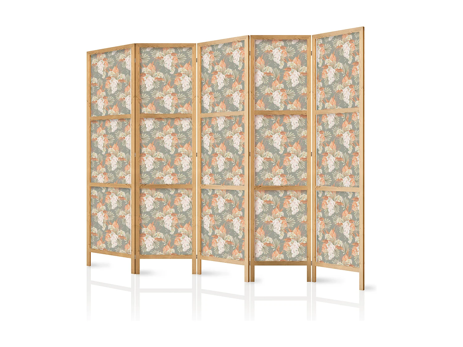 Parawan japoński Artgeist Kwiaty 225 x 172 cm 1 szt