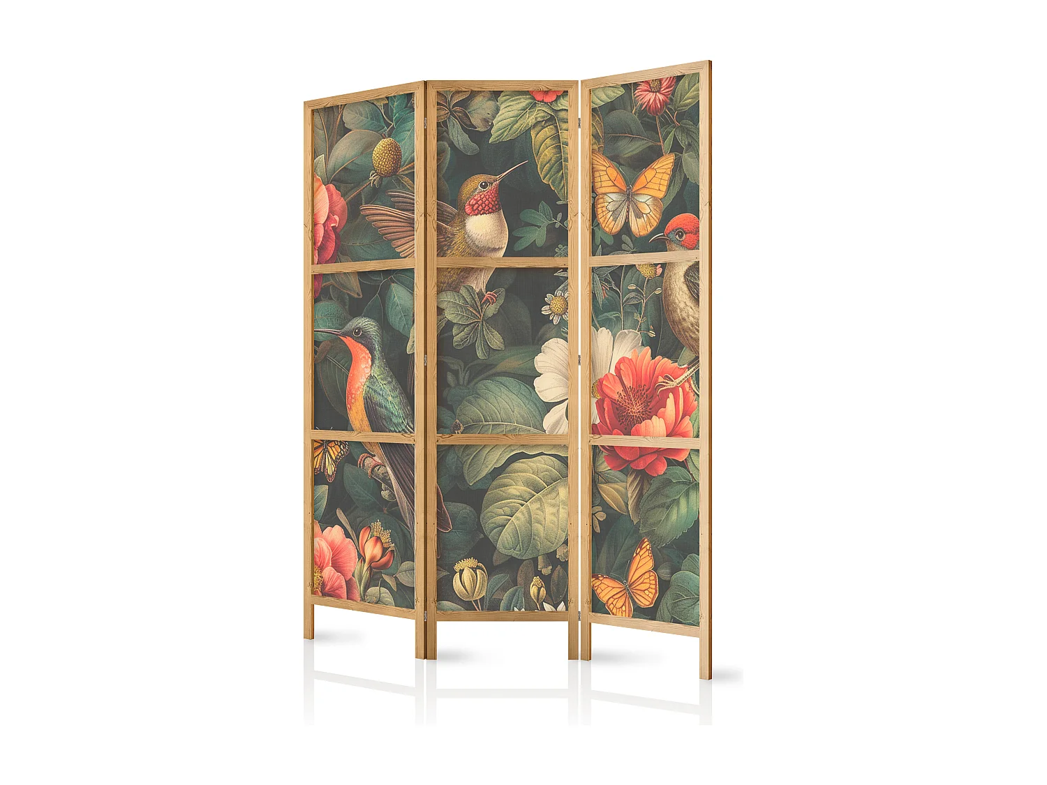 Parawan japoński Artgeist Kwiaty 135 x 172 cm 1 szt