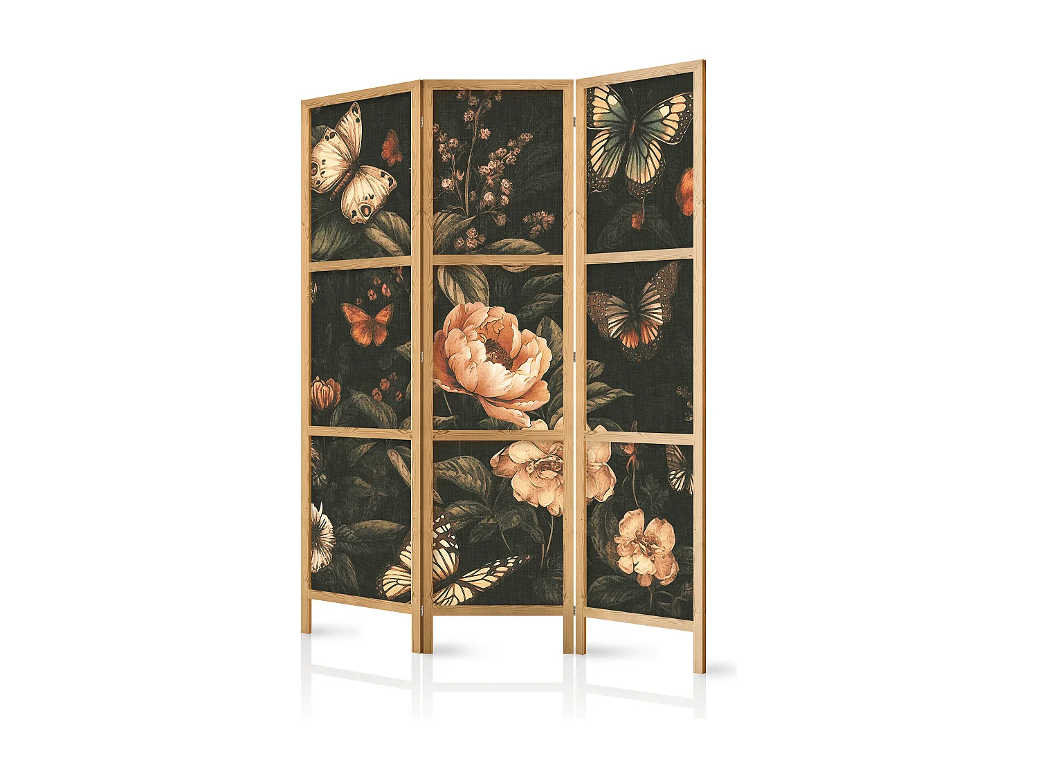 Parawan japoński Artgeist Kwiaty 135 x 172 cm 1 szt