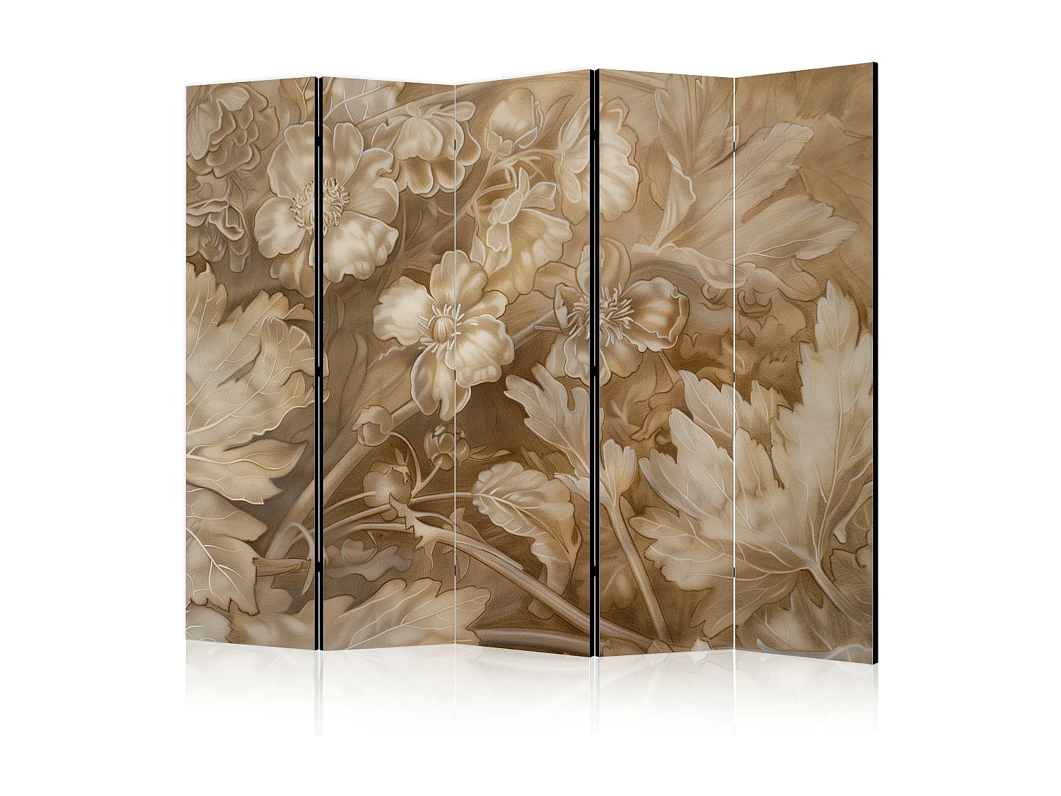 Parawan dwustronny Artgeist Kwiaty 225 x 172 cm 1 szt