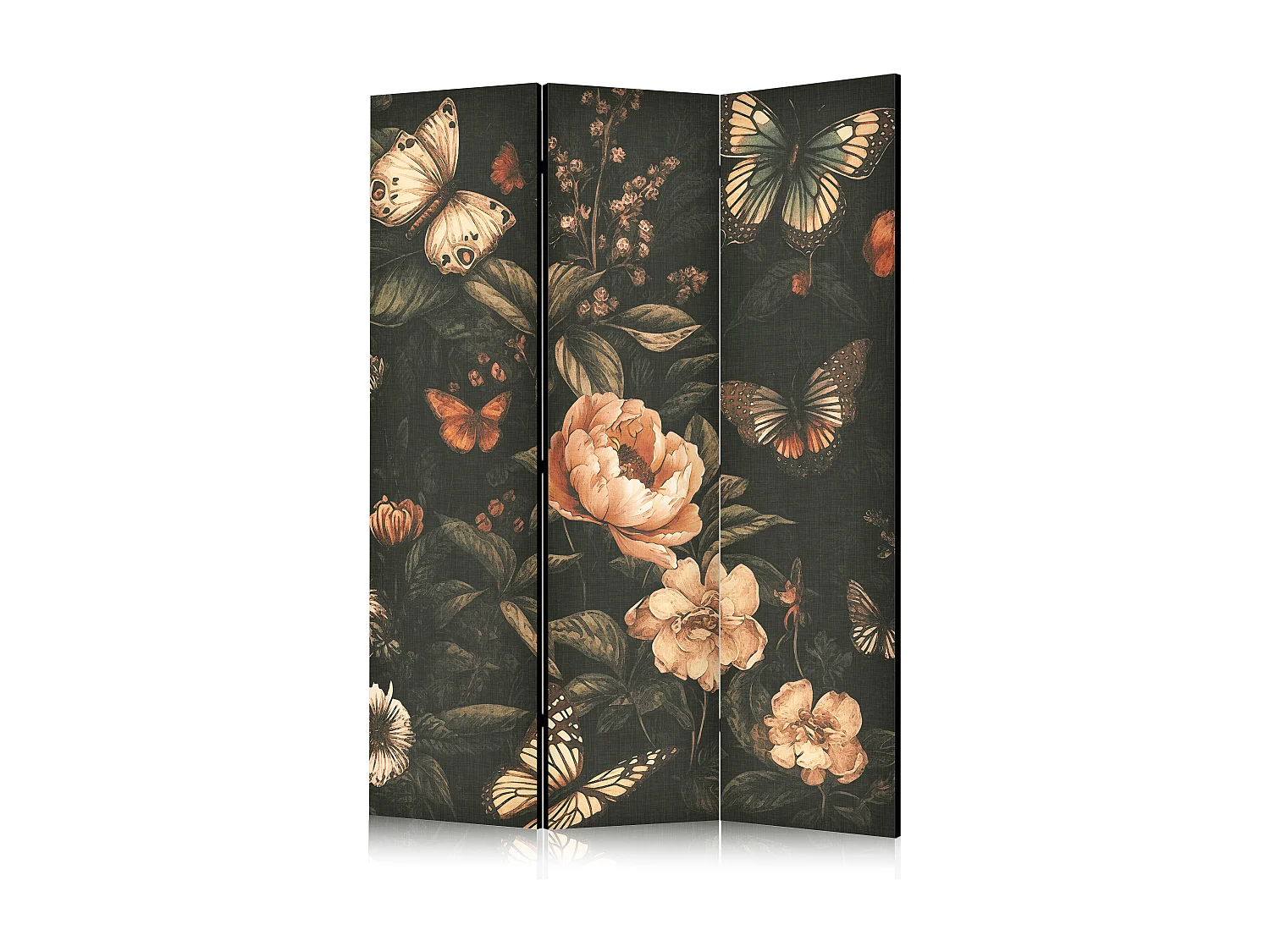 Parawan dwustronny Artgeist Kwiaty 135 x 172 cm 1 szt