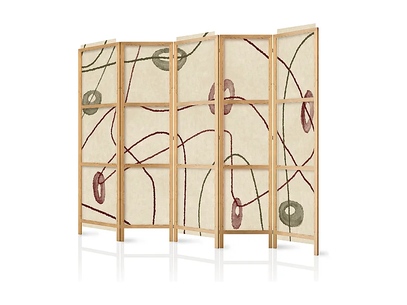 Parawan japoński Artgeist Abstrakcje 225 x 172 cm 1 szt