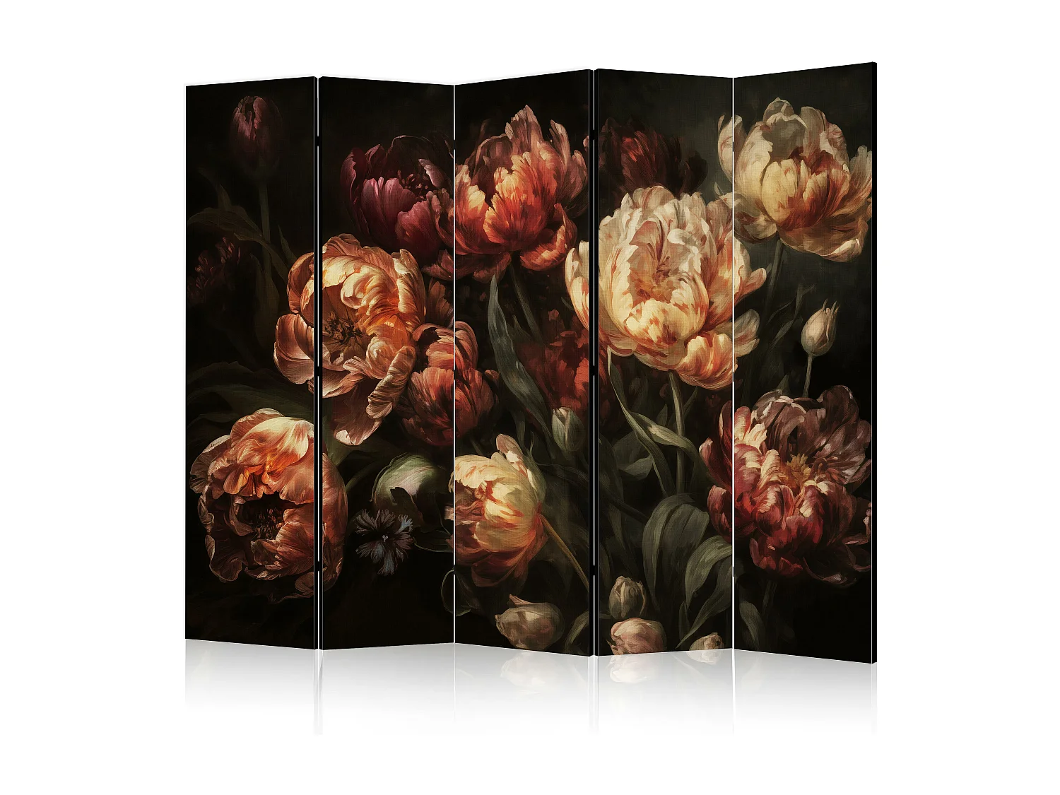 Parawan dwustronny Artgeist Kwiaty 225 x 172 cm 1 szt