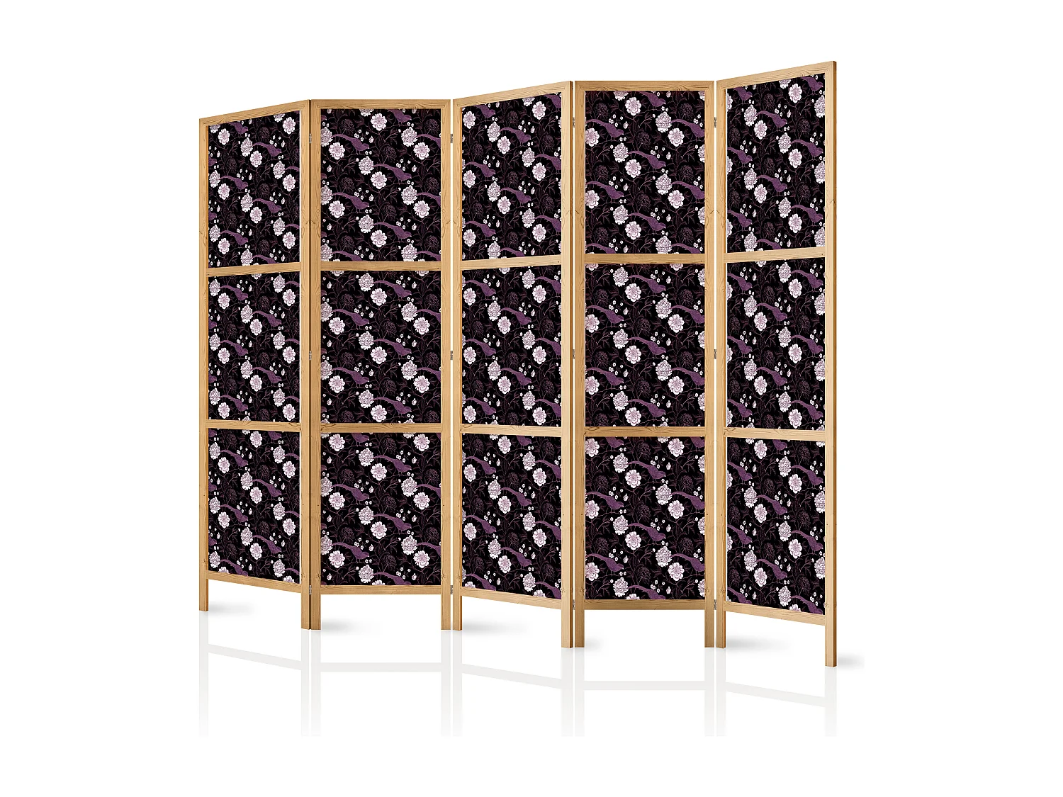 Parawan japoński Artgeist Kwiaty 225 x 172 cm 1 szt