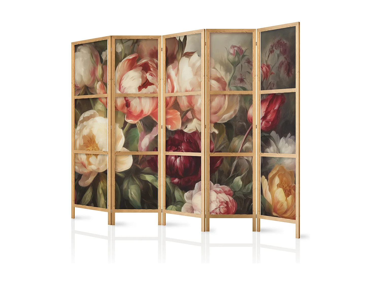 Parawan japoński Artgeist Kwiaty 225 x 172 cm 1 szt