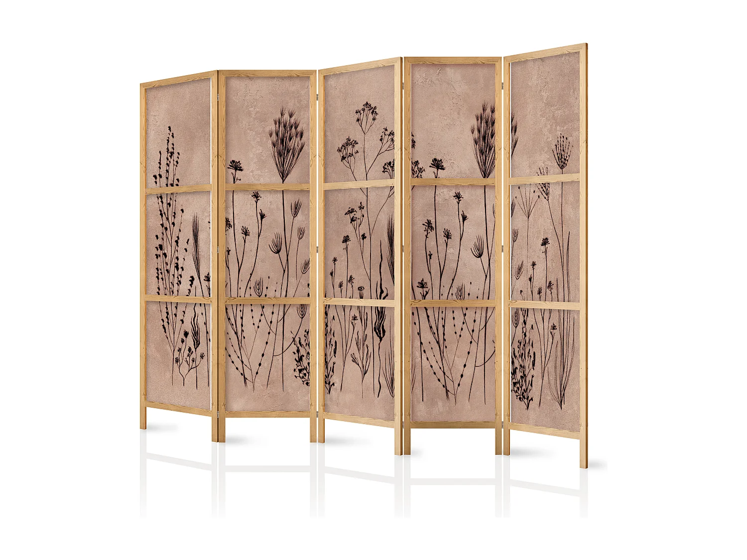 Parawan japoński Artgeist Kwiaty 225 x 172 cm 1 szt