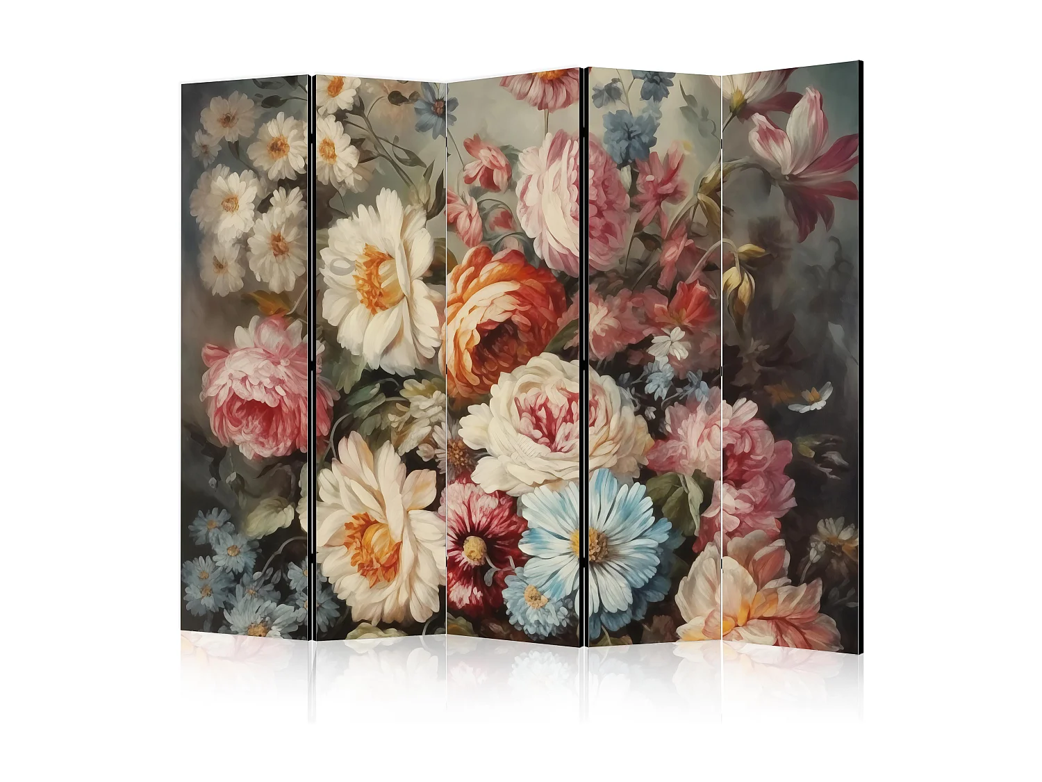 Parawan akustyczny Artgeist Kwiaty 225 x 172 cm 1 szt
