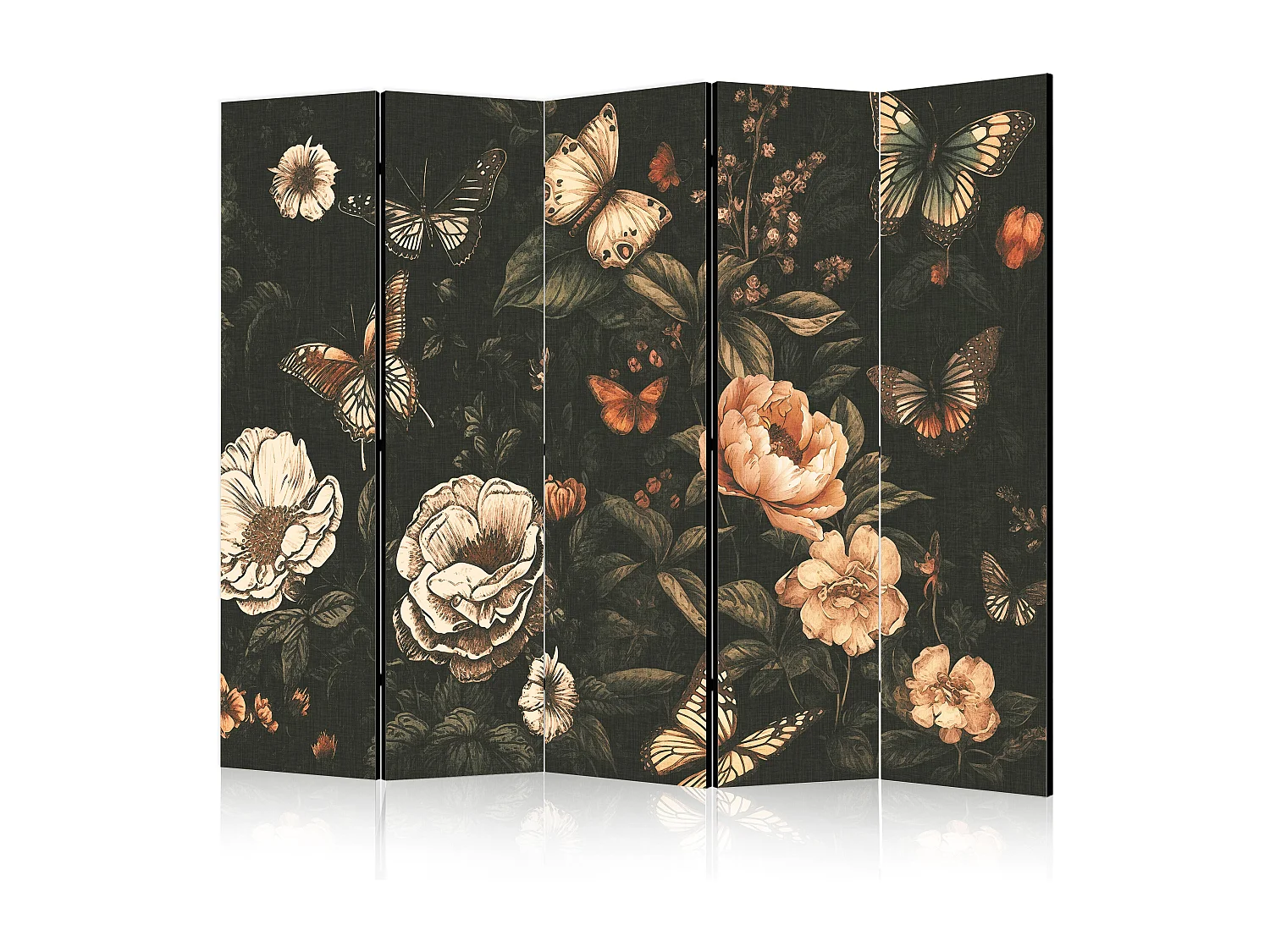 Parawan akustyczny Artgeist Kwiaty 225 x 172 cm 1 szt