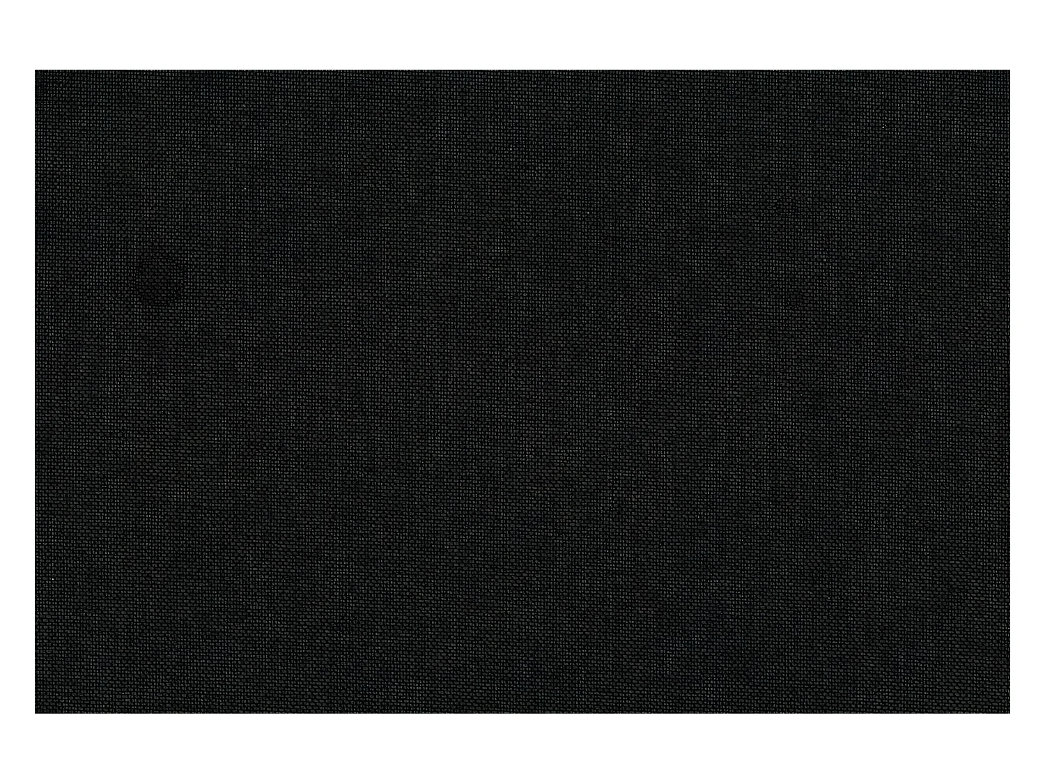 Canapé 3 places convertible - en tissu de qualité noir, ASVENA