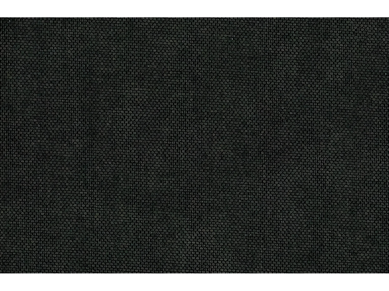 Canapé d'angle convertible - ERNEST - en tissu luxe 5 places, noir, angle gauche (vu de face)