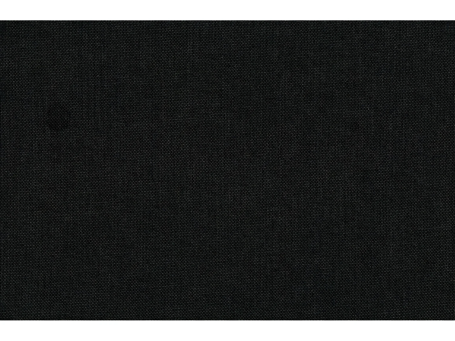 Canapé d'angle convertible - GILO - en tissu luxe 3/4 places, noir, angle gauche (vu de face)