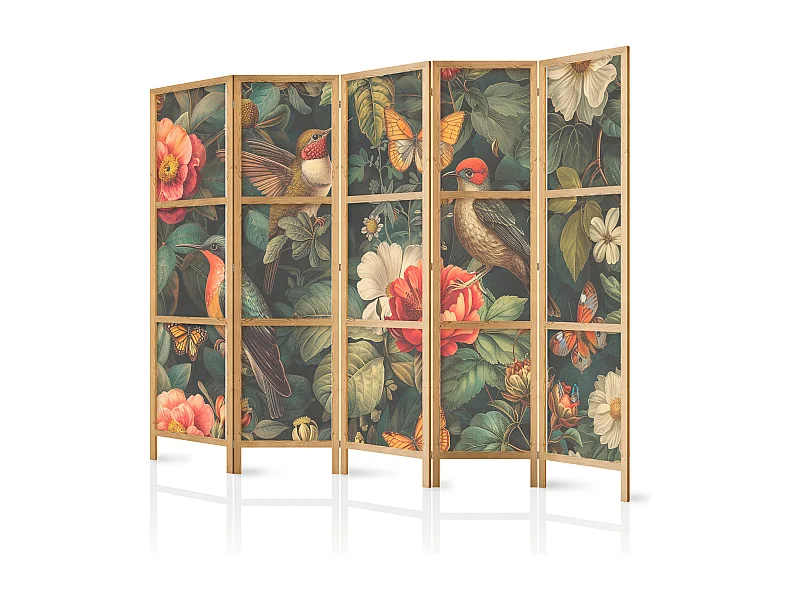 Parawan japoński Artgeist Kwiaty 225 x 172 cm 1 szt