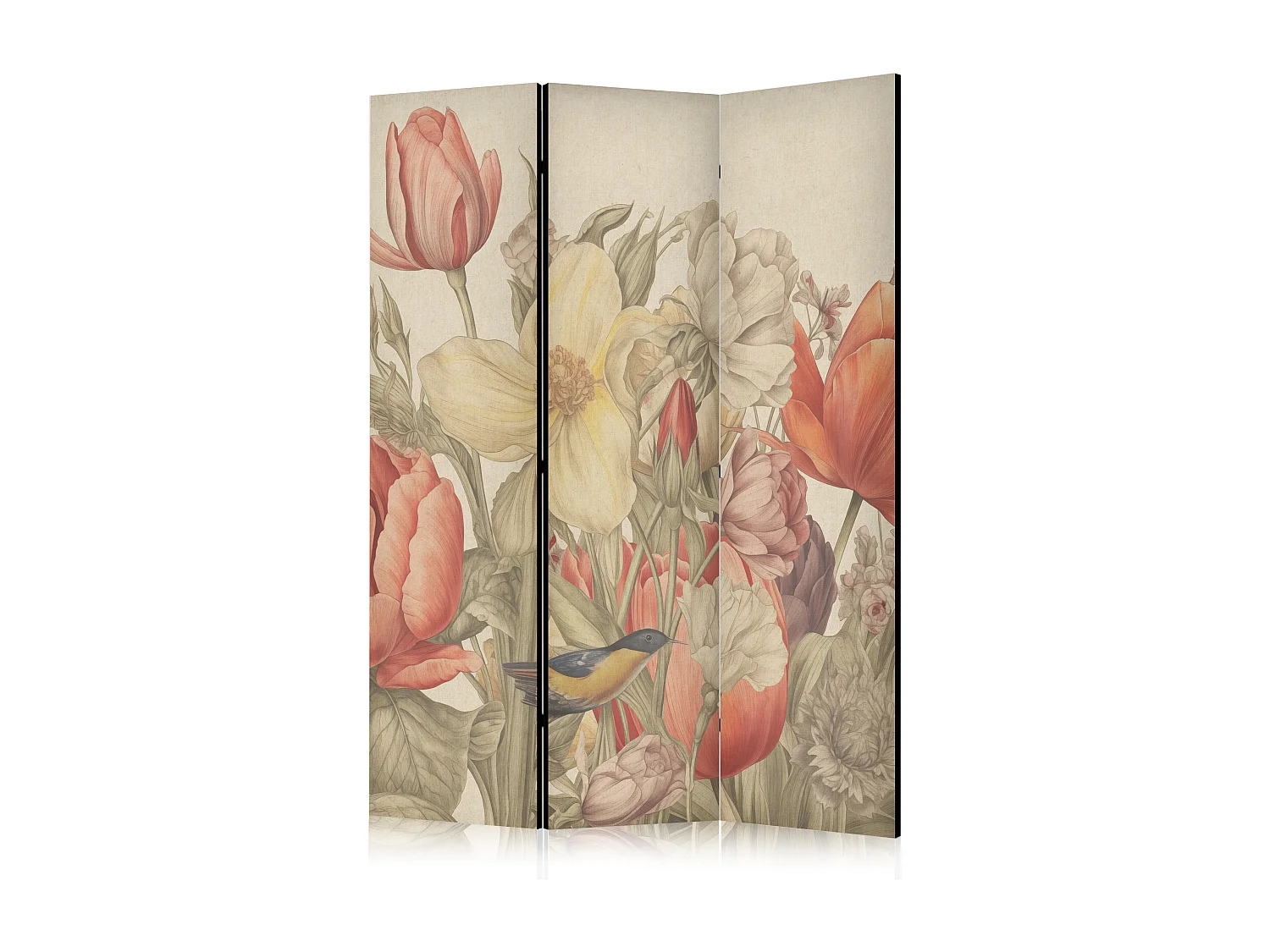 Parawan jednostronny Artgeist Kwiaty 135 x 172 cm 1 szt