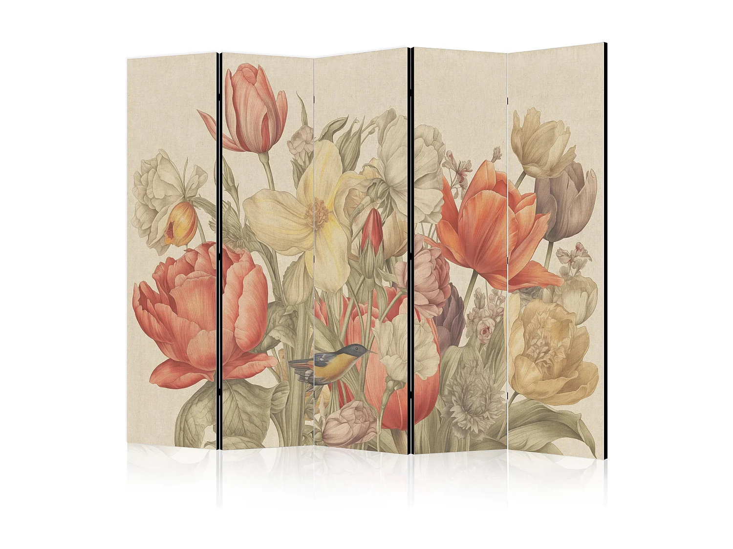 Parawan jednostronny Artgeist Kwiaty 225 x 172 cm 1 szt