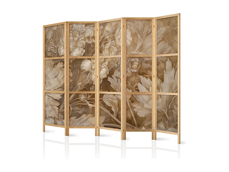 Parawan japoński Artgeist Kwiaty 225 x 172 cm 1 szt