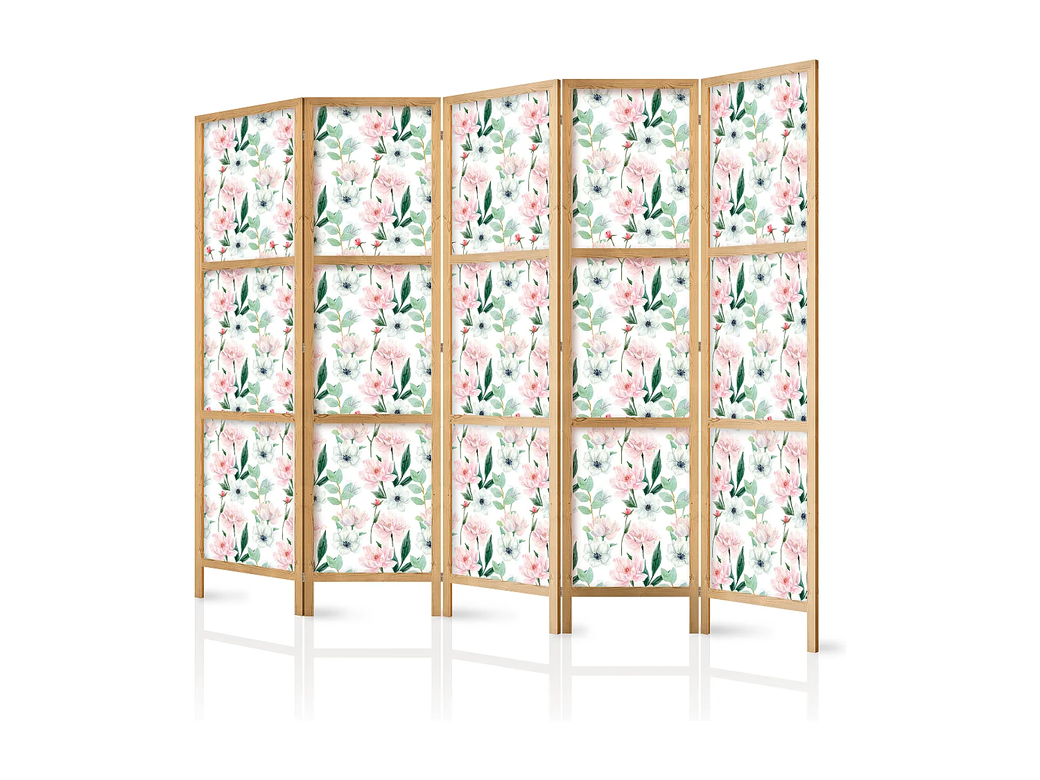 Parawan japoński Artgeist Kwiaty 225 x 172 cm 1 szt