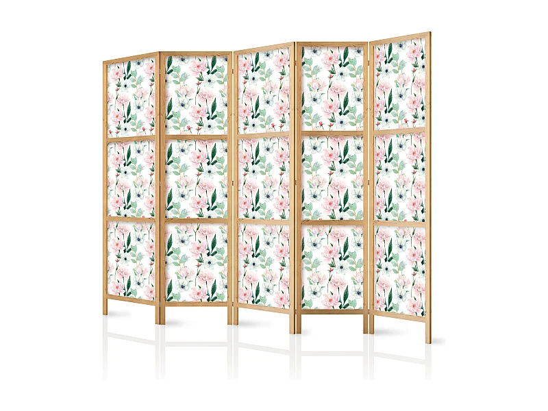 Parawan japoński Artgeist Kwiaty 225 x 172 cm 1 szt