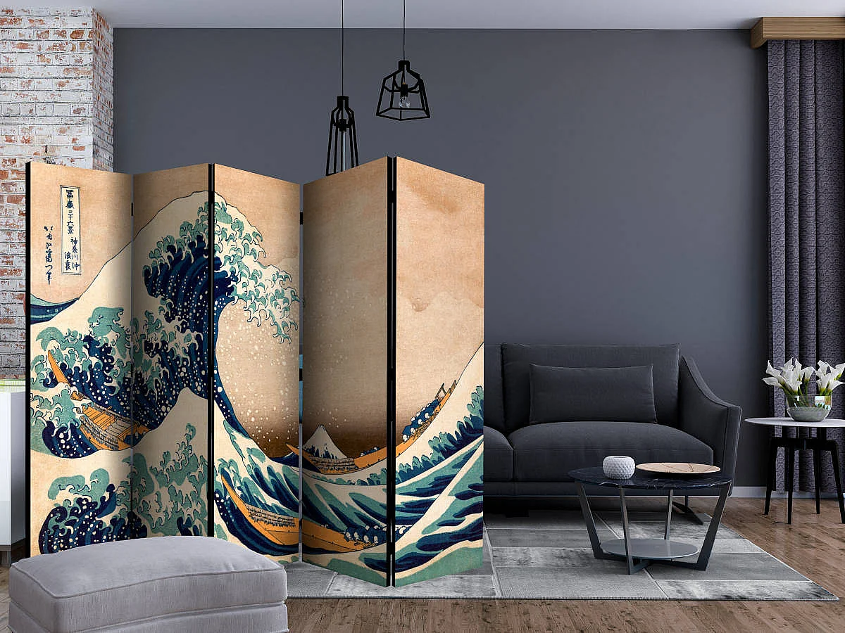 Paravent - Hokusai : La Grande Vague au large de Kanagawa  - Artgeist