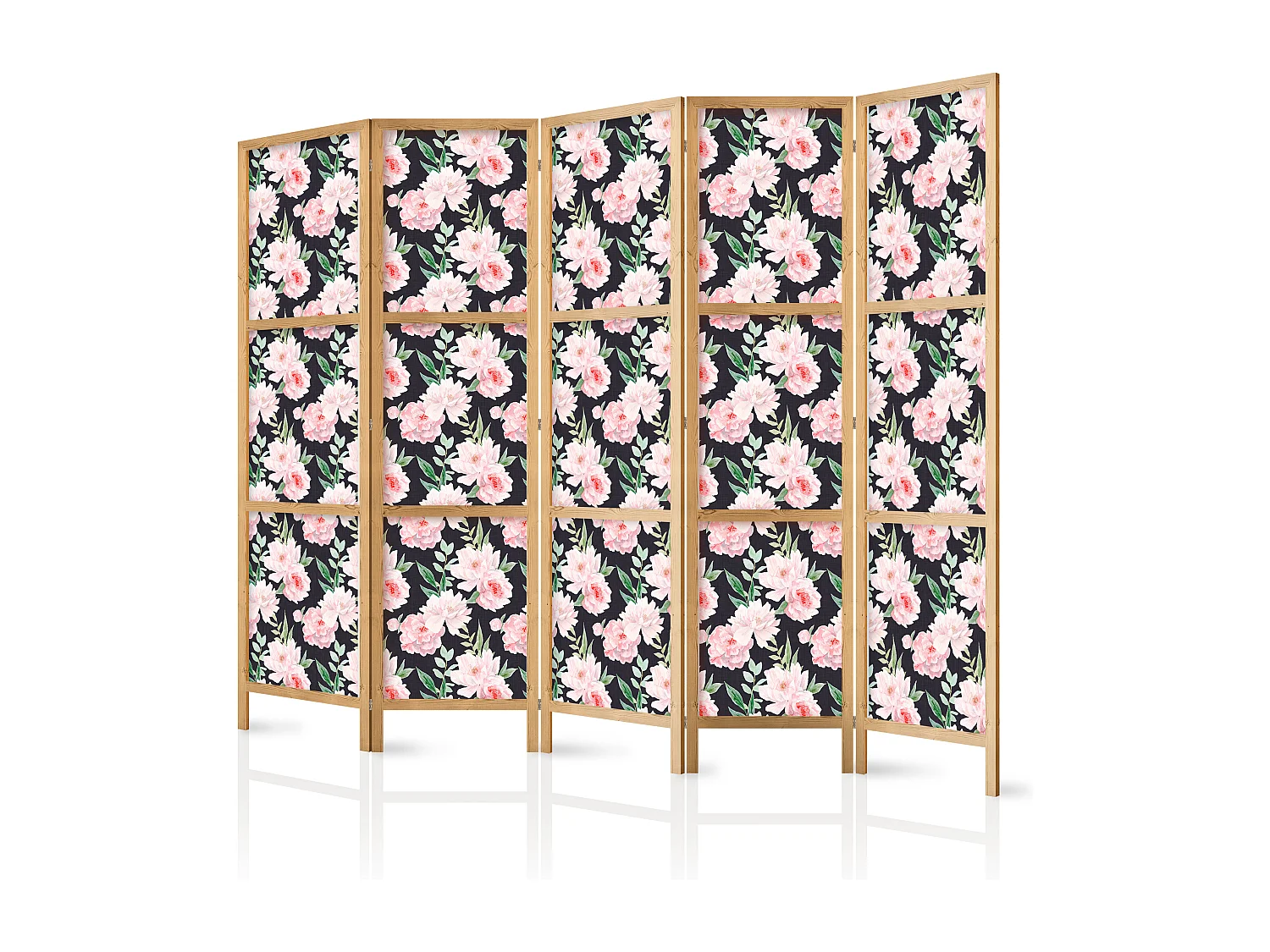 Parawan japoński Artgeist Kwiaty 225 x 172 cm 1 szt