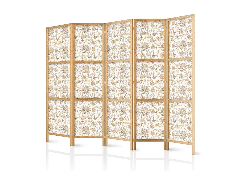 Parawan japoński Artgeist Kwiaty 225 x 172 cm 1 szt