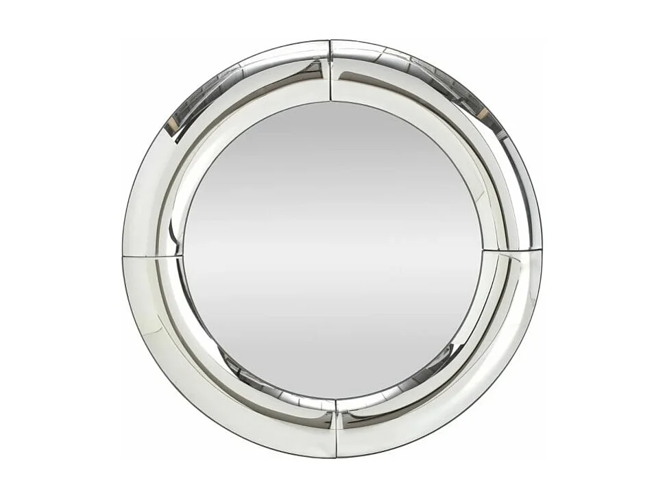 Lustro dekoracyjne MOON 80x80cm srebrne