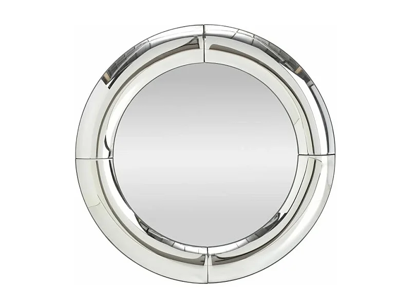 Lustro dekoracyjne MOON 80x80cm srebrne