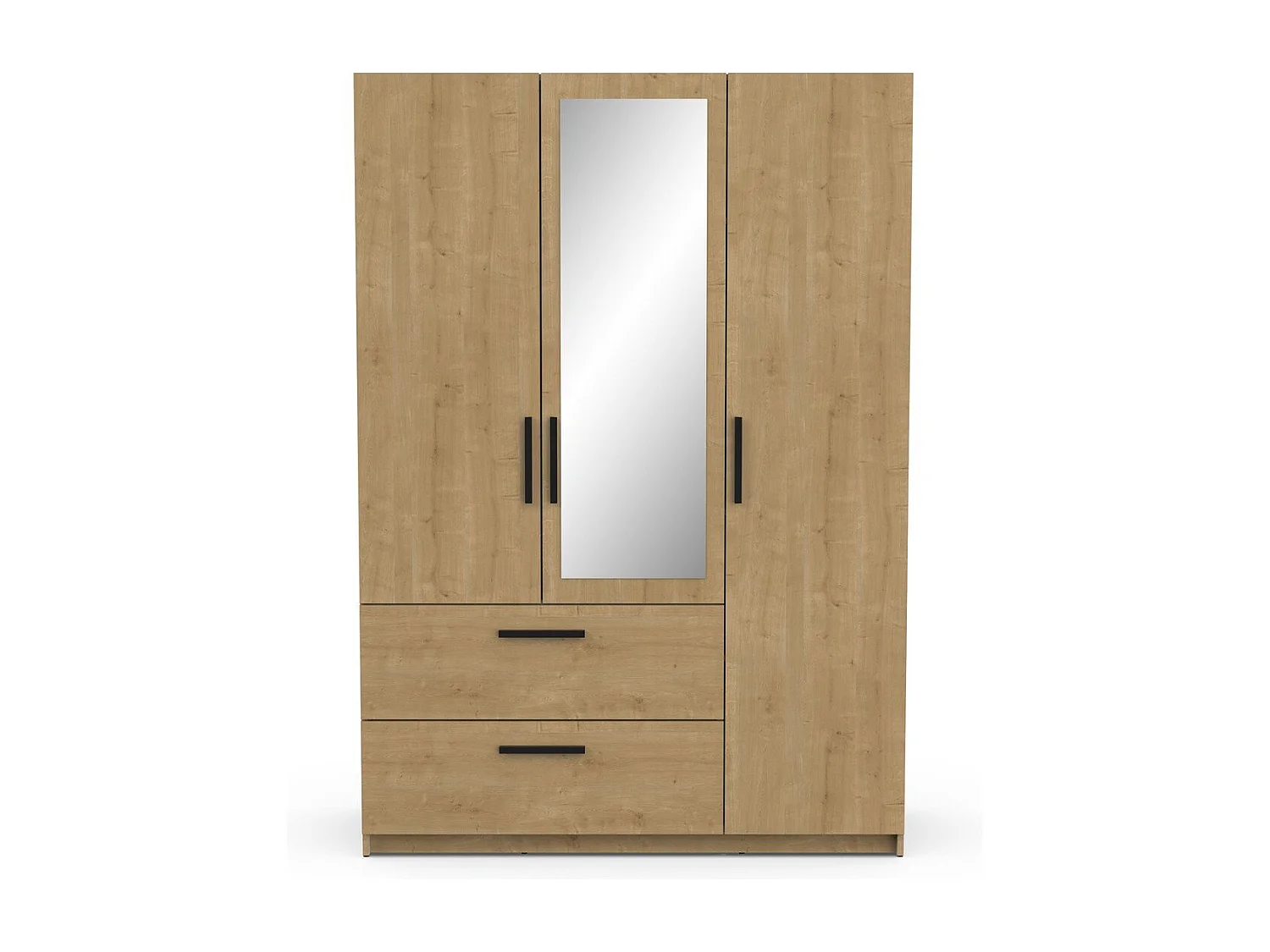 Armadio a 3 ante - CRAFT - Rovere - 133,5 x 51,4 x 191,5 cm - DEMEYERE