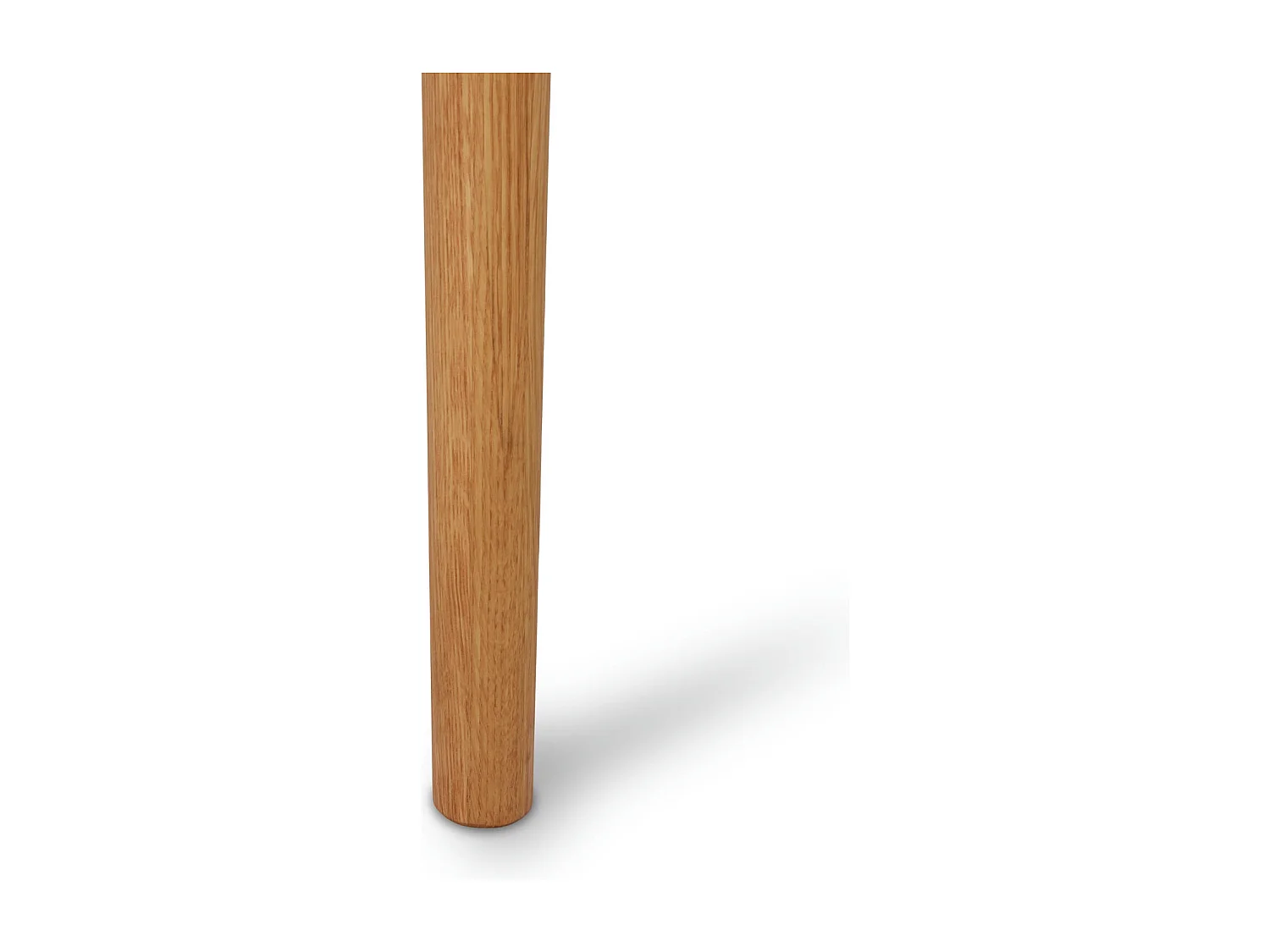 Rechthoekige Uitschuifbare eettafel Nyborg - 6 à 8 personen- MDF & eiken fineer - Natuurlijk olie