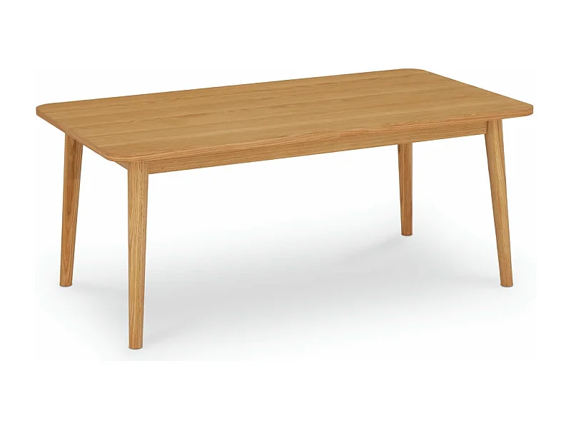 Table basse Nyborg avec Rectangulaire et - Chêne massif et - huile naturelle