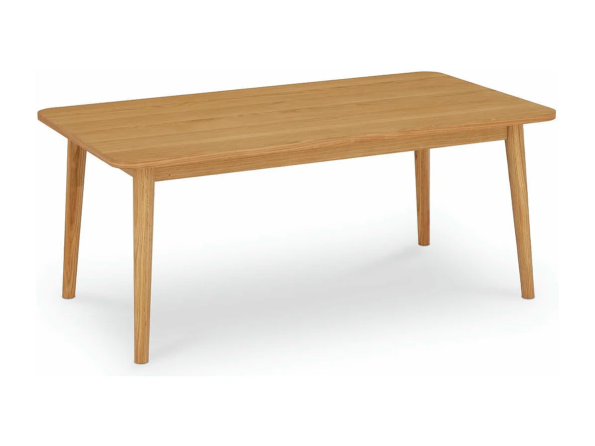 Rechthoekige Salontafel Texas - Massief eikenhout - Naturel