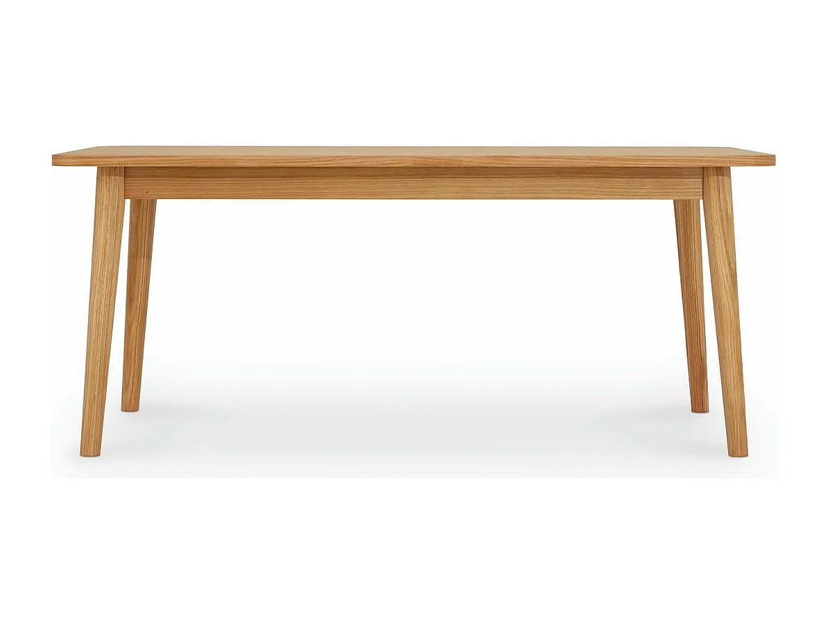 Rechthoekige Salontafel Texas - Massief eikenhout - Naturel