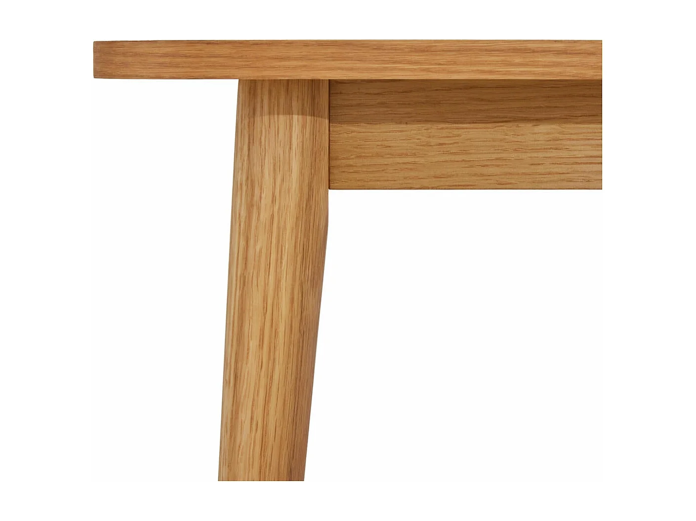 Rechthoekige Salontafel Texas - Massief eikenhout - Naturel