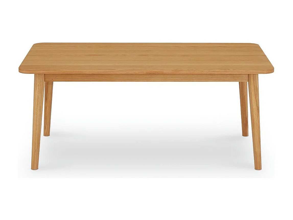 Table basse Nyborg avec Rectangulaire et - Chêne massif et - huile naturelle