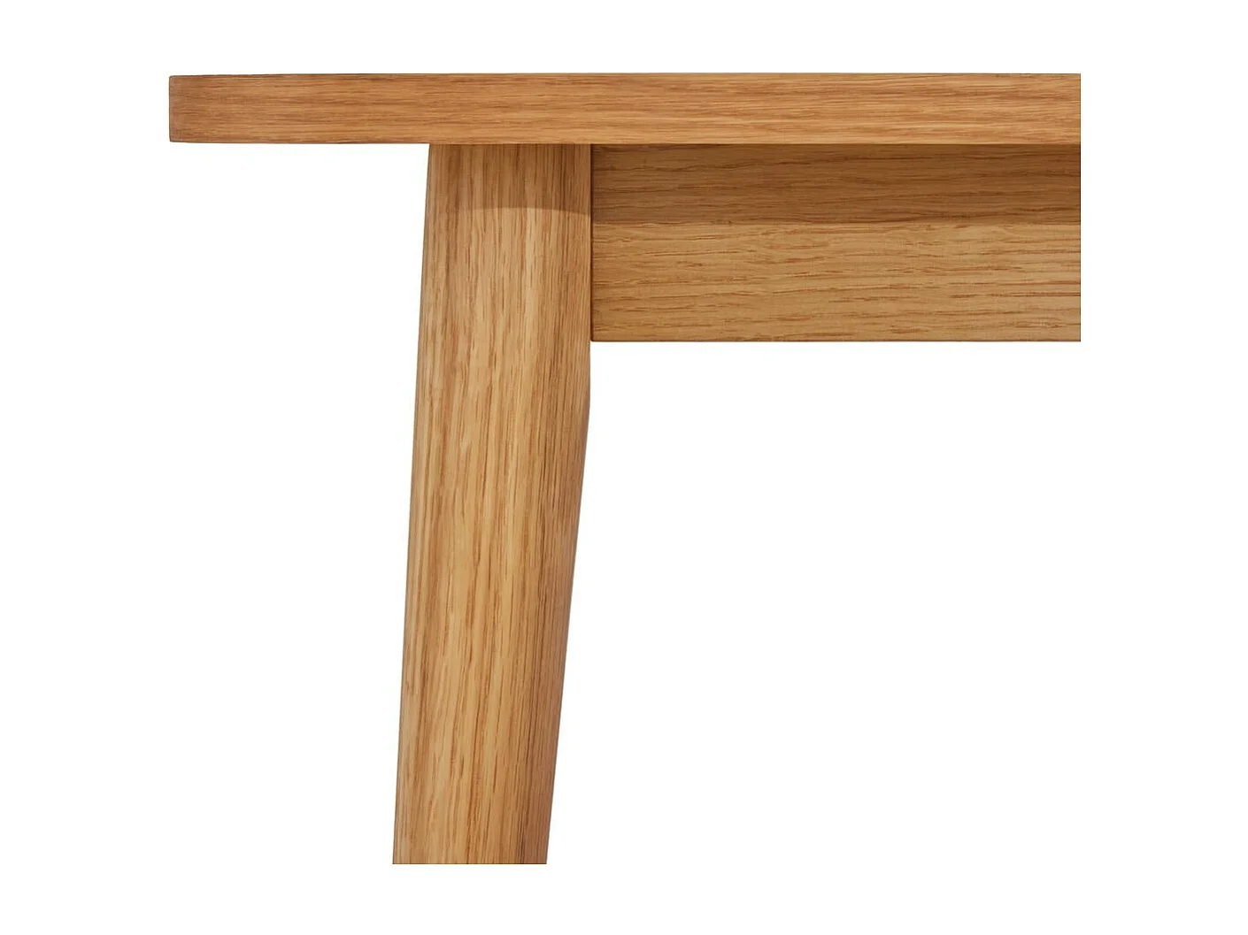 Table basse Nyborg avec Rectangulaire et - Chêne massif et - huile naturelle