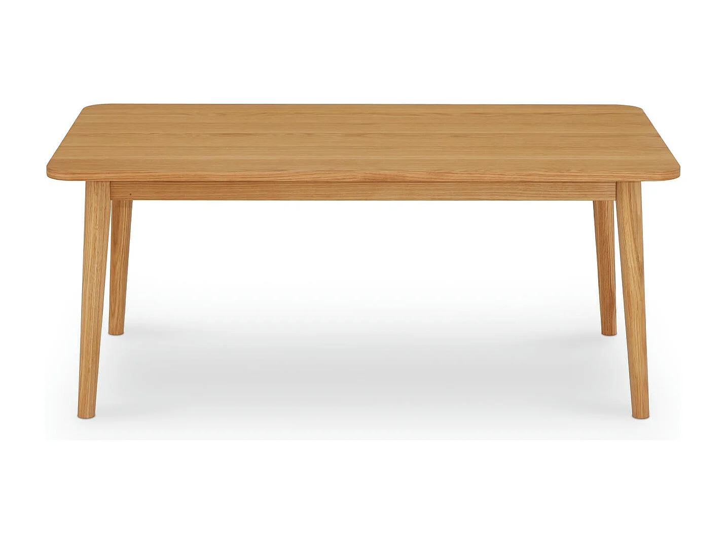 Rechthoekige Salontafel Texas - Massief eikenhout - Naturel