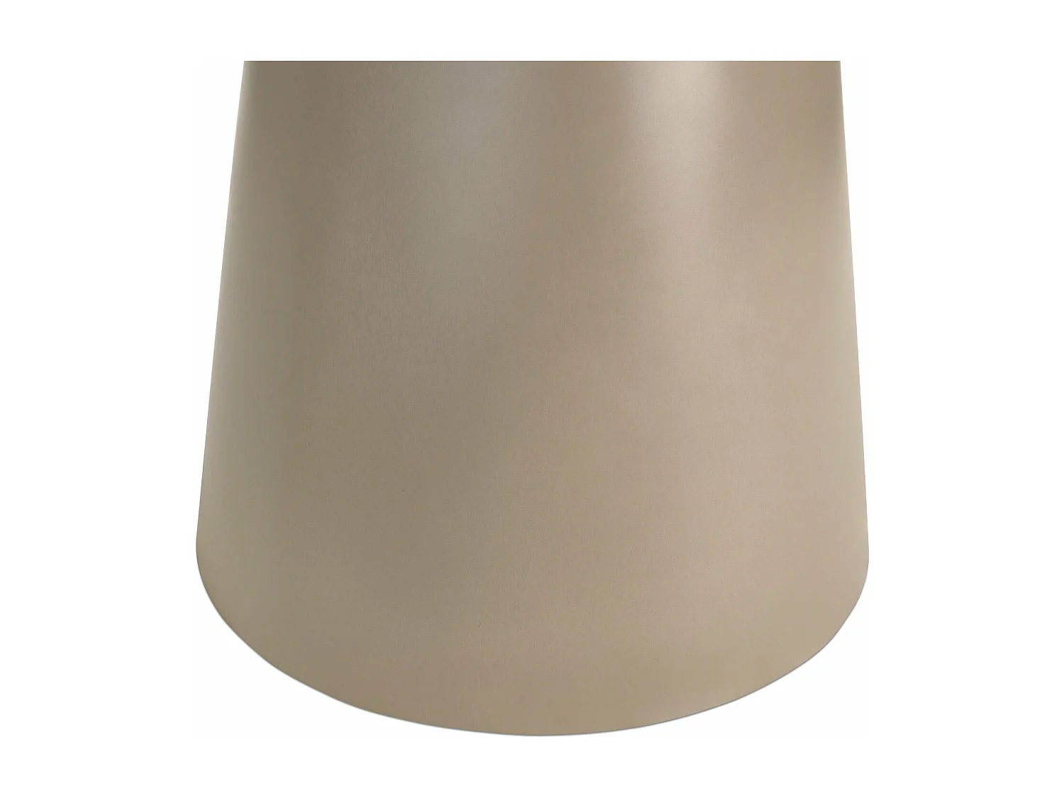 Runder Couchtisch Tango - MDF & Travertine - Beige