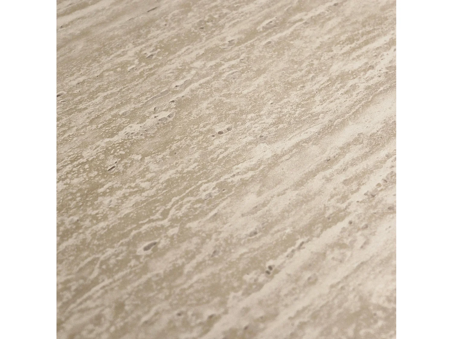 Ronde Salontafel Tango - MDF & travertijn - Beige