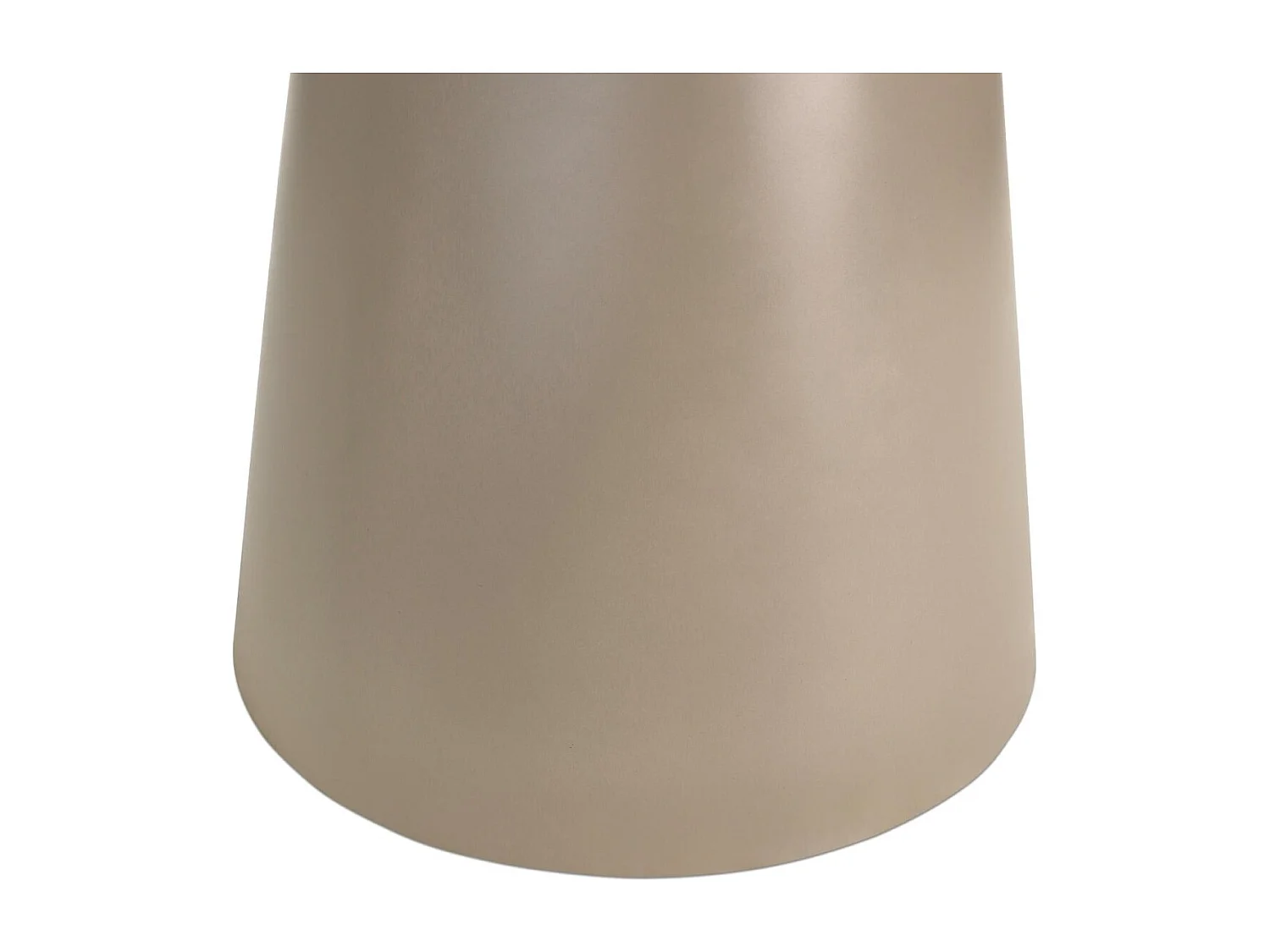 Table basse Tango - Ronde - MDF et travertin - Beige